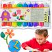 Plastiline Plastiline pâte à modeler set, 9 couleurs, pour enfants, numéro d'article 70136