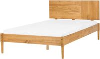 Beliani FLAVIGNAC - Bed - Lichtbruin - 120 x 200 cm - Grenenhout
