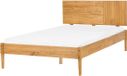 Beliani FLAVIGNAC - Bed - Lichtbruin - 120 x 200 cm - Grenenhout