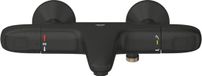 GROHE Grohtherm 1000 Thermostatische Badmengkraan – 15 cm hartafstand – Inclusief S-koppelingen – Matte Black – 348302433