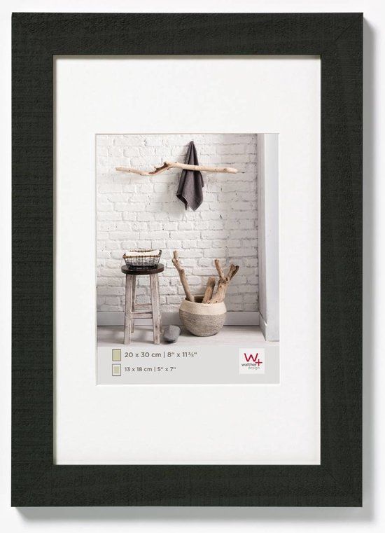 Walther Home Fotolijst - 30x45 cm - Zwart - Hout - Rechthoekig