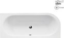 Badland AVITA SLIM hoekbad 170 x 75 cm rechts wit met styropor ombouw