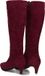 Notre-V 15290 Laarzen Suède Dames Rood Maat 40