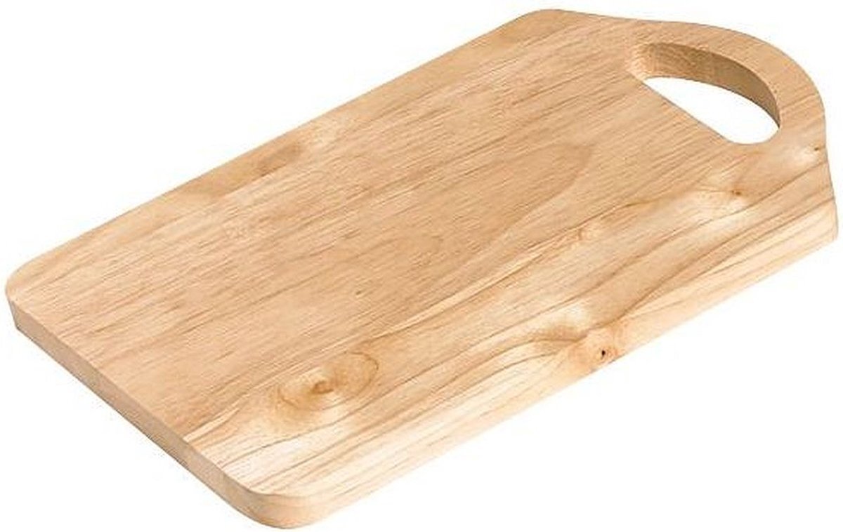 CasaLupo Snijplank met Handvat Rubberwood Cosy 29 x 20 x 1.5 cm