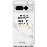 ERT GROUP mobiel telefoonhoesje voor Google PIXEL 7 PRO origineel en officieel erkend Babaco patroon Positive vibes 005 aangepast aan de vorm van de mobiele telefoon, hoesje is gemaakt van TPU