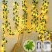 Guirlande lumineuse de 10 mètres, avec 100 LED en forme de feuilles d'érable, à piles, avec télécommande