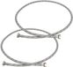KOTARBAU® 2 Pièces - Tuyau de raccordement flexible 1/2" x 1/2" - Tuyau de robinet flexible 150 cm - Tuyau de raccordement sanitaire - Tuyau de connexion flexible - Tuyau de raccordement de robinetterie - avec tresse en acier inoxydable