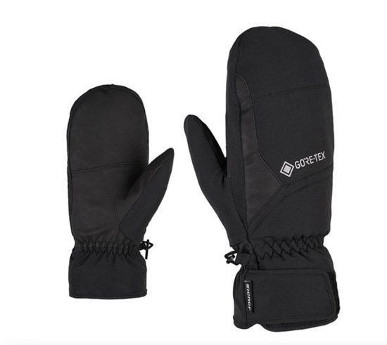 Ziener Garwel GTX Mitten - Wintersportwanten voor Heren - Goretex - Zwart - Maat 10