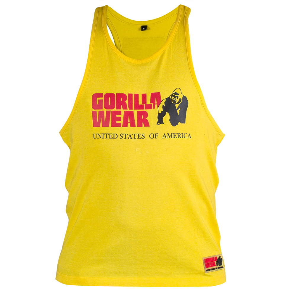 Gorilla Wear Classic Tank Top Yellow - XXL