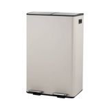 NOUS Living Prullenbak - Afvalscheiding - (30L + 30L + 3L) - Mat Grijs