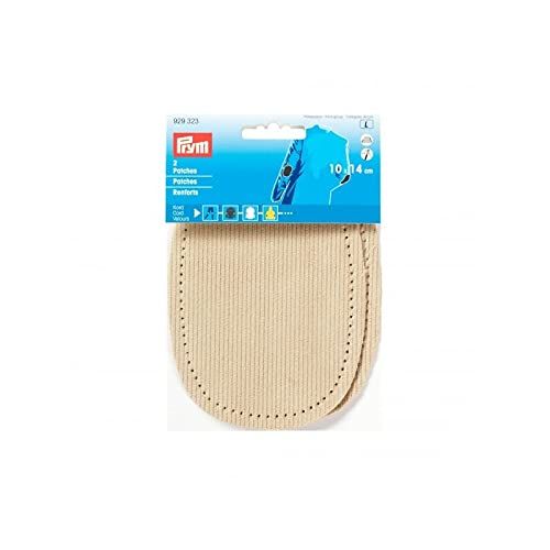Prym 14 x 10 cm 2-delig koord patches voor strijken/sewing-on beige