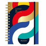 DRAEGER PARIS 1886 Notitieblok om te doen - 13x18 cm - Harde kaft - 5 uitneembare tabbladen - 100 uitneembare pagina's - FSC®-gecertificeerd papier - Abstract