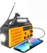 Unyqoos® Radio portable d'urgence avec panneau solaire