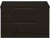 BES LED Seville Badmeubelset 80 cm - Wastafelblad Black Oak Edge Greep