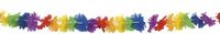 Boland Hawaii versiering - 3 meter - multicolor - polyester - bloemenslinger - tropisch thema