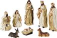 Decoris Kaemingk Kerstgroep poly 8 figuren multi 8st