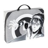 Favorit Koffer van polypropyleen met print in hoge resolutie MANGA Black Man, afmetingen 37,5 x 27 cm, rug 8 cm, 1 sluiting