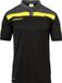 Uhlsport Offense 23 Polo Hommes - Noir / Anthracite / Citron vert | Taille : M
