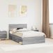 Maison Exclusive - Lit exclusif - Structure de lit Sonoma gris, dimensions 120 x 190 cm, en bois massif de pin
