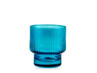 H&h Set van 6 glazen, blauw, 32 cl