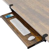 Merkloos Elzusha - Onderbureau Toetsenbord Rek met Klemmen, Uitreikbare Platform 83 cm