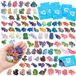 Sacs surprises de figurines d'animaux - imprimé en 3D - 100 pièces - Mini animaux de 1 à 3 cm