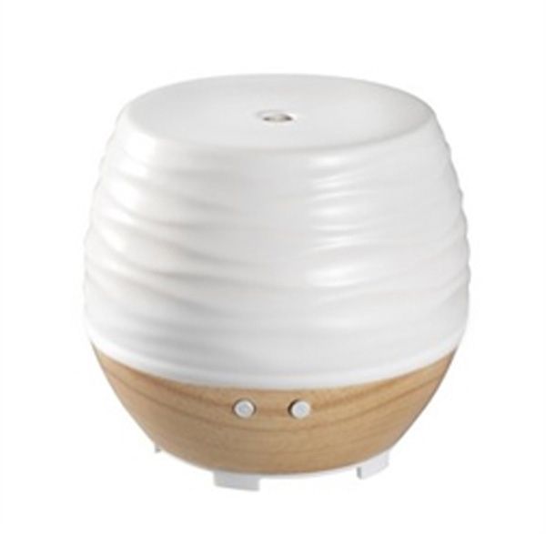 HoMedics Ellia Ascend ARM-535TWT Aroma Diffuser - Ultrasonic - White, Wood, Ceramic - 0.75L Tank