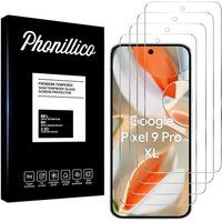 Phonillico® Gehard glas voor Google Pixel 9 Pro XL [Pack 4]