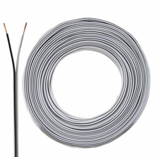 Luidsprekerkabel SeKi Luidsprekerkabel 2 x 0,50 mm2 - 25 m - wit - CCA - audiokabel - behuizingskabel