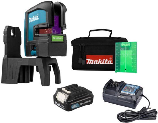 Makita SK106GDW CXT 12V Max Kruislijnlaser Groen
