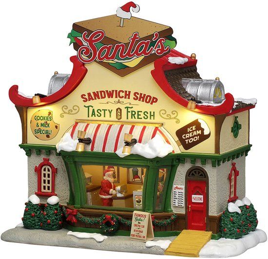 Lemax - Santa's Sandwich Shop