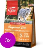 Orijen Whole Prey Cat & Kitten Kip&Kalkoen - Kattenvoer - 3 x 1.8 kg