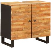 vidaXL Badkamer wastafelkast naturel 62 x 33 x 58 cm