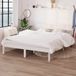 Maison Exclusive - Lit en bois massif, blanc, pin, 160x200 cm