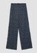 s.Oliver Leggings WIDE LEG Bleu Marine à fleurs Enfants 146