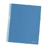 Spiraalmap DOHE Spiraalmap - 30 hoezen 80 micron - blauw