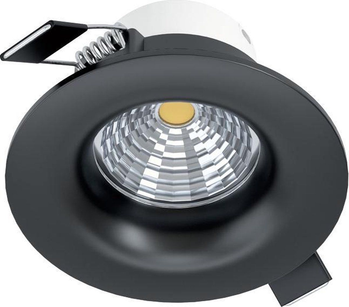 EGLO Saliceto Wand-/plafondlamp - LED - Ø 8,8 cm - Zwart