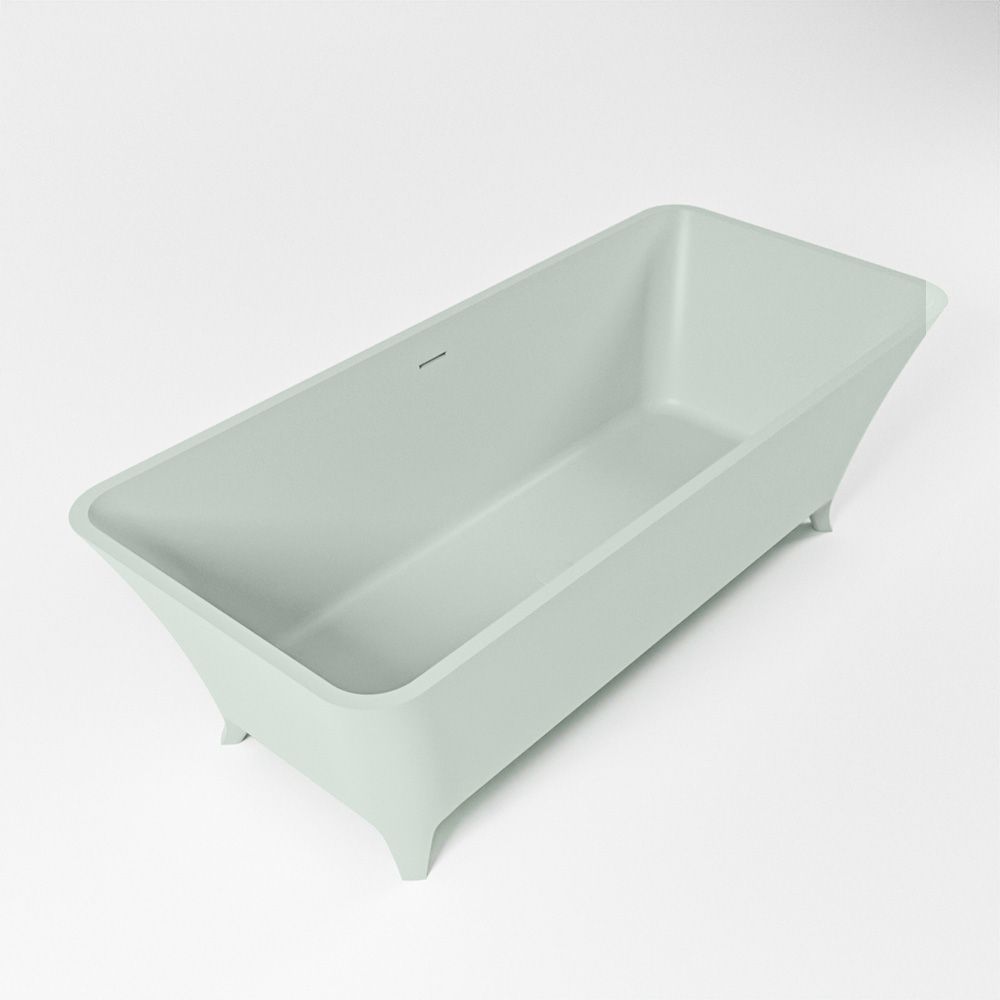 Mondiaz Lundy Vrijstaand Bad Solid Surface 170x75cm Greey