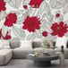 LUMALÉA Papier Peint Panoramique - Fleurs - 569 Cm X 320 Cm
