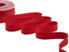 Furlanis - Decoratieve gros grain, band caneté, Italiaanse stof - rood, 20 mm x 20 m