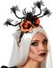 Atosa Halloween/horror verkleed diadeem/tiara - spinnen en bloemen - kunststof - dames/meisjes