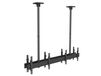 Multibrackets M Pro Dual Side MBC2X1U2 Plafondbevestiging voor 2 Signage-beeldschermen 32"-65" Zwart