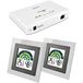La Crosse Technology MA11231 starterset met gateway en 2 thermo-/hygrosensoren met comfortweergave, wit