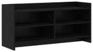 Meuble TV chêne noir 100 x 33 x 47 cm