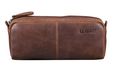 LEABAGS Fort Rock: Étui en cuir. Un étui pour stylos, fabriqué en cuir de buffle véritable. Étui en cuir, vintage - bonne qualité