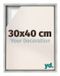 yd. Cadre 30x40 cm Argent Mat - Cadre pour toile - MDF Lyon