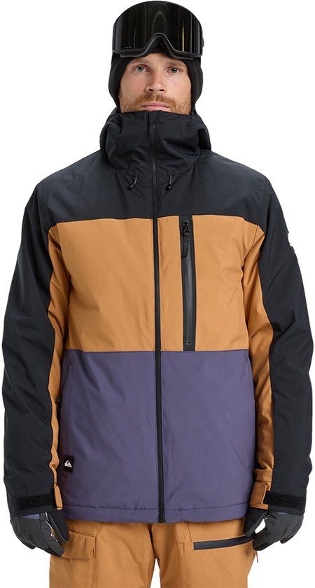 Quiksilver Sycamore Block 20k Jas Bruin S Man
