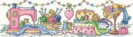 Heritage Crafts The Sewing Room borduren (pakket) 1398A