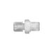 Riegler 120.31.603 Rechte schroefverbinding, G 1/2 a., voor slang 4/6 mm, SW 27, werkdruk max. 10 bar (20 °C) / max. 1 bar (170 °C), PFA