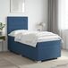 Maison Exclusive - Lit boxspring avec matelas bleu 100 x 200 cm Tissu